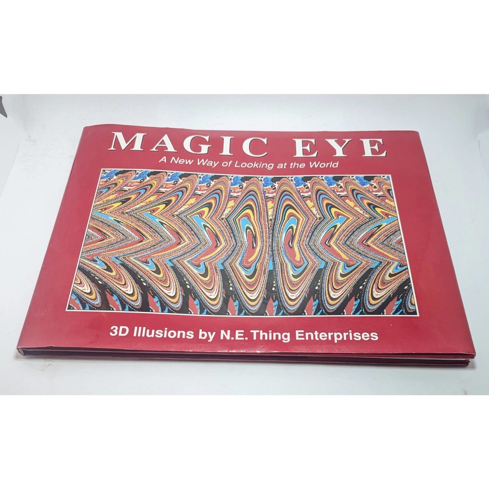1994 7th Printing Magic Eye 3D Illusions Hardback Book by N.E. Thing Enterprises